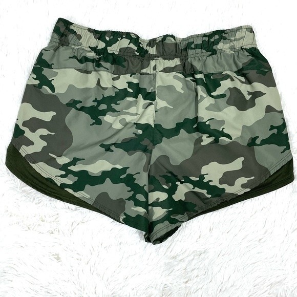 New Athletic Works Core Running  Shorts Green Camo Size Large - Picture 7 of 10
